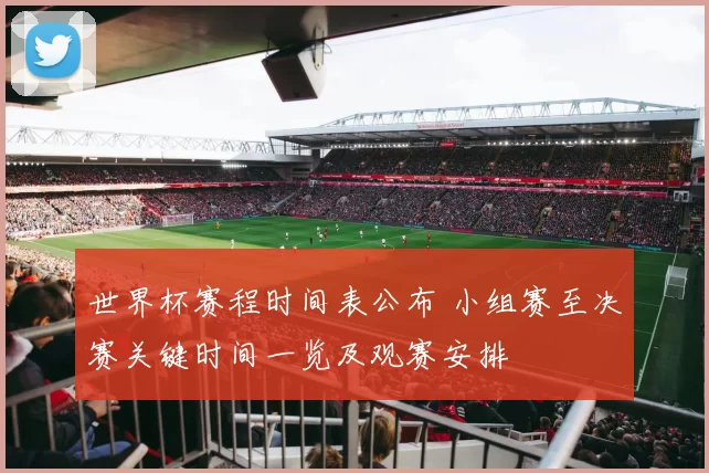 世界杯赛程时间表公布 小组赛至决赛关键时间一览及观赛安排